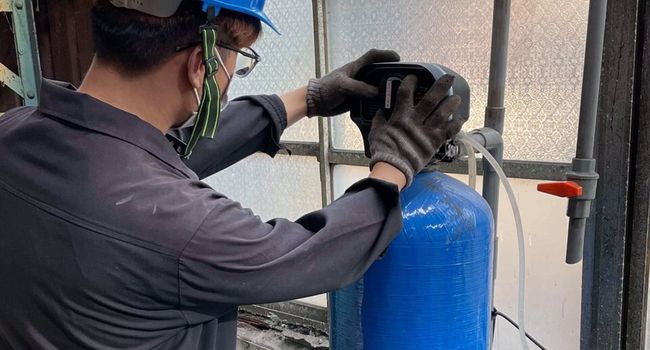 軟水測試完畢